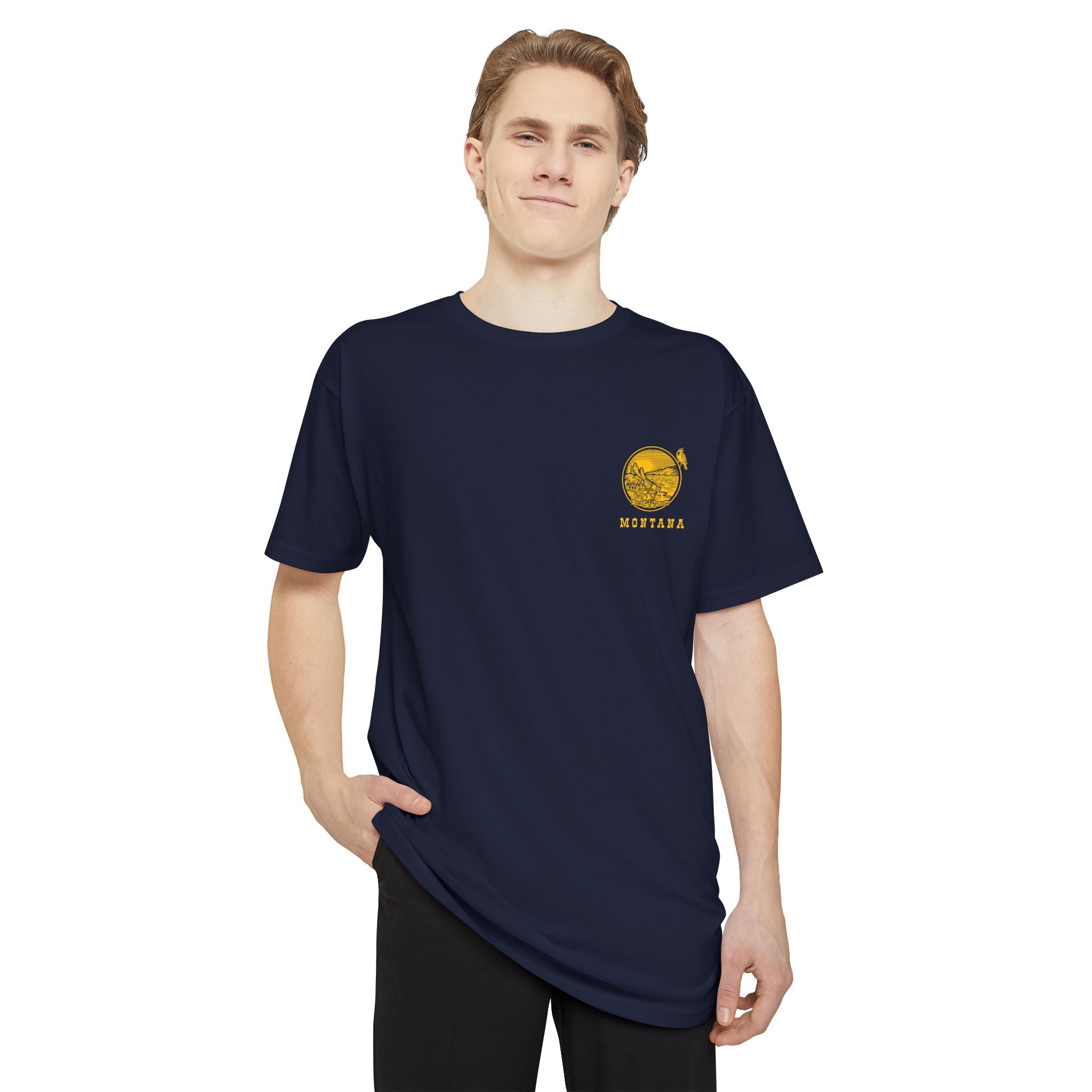 Montana Map Long Body T-Shirt